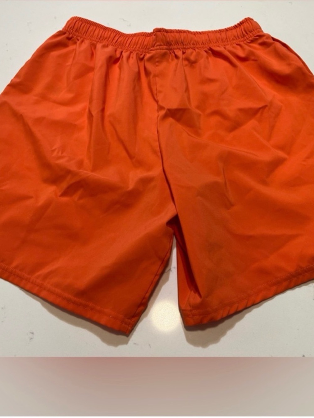 Gymshark Men's Bright Orange Arrival Athletic Shorts